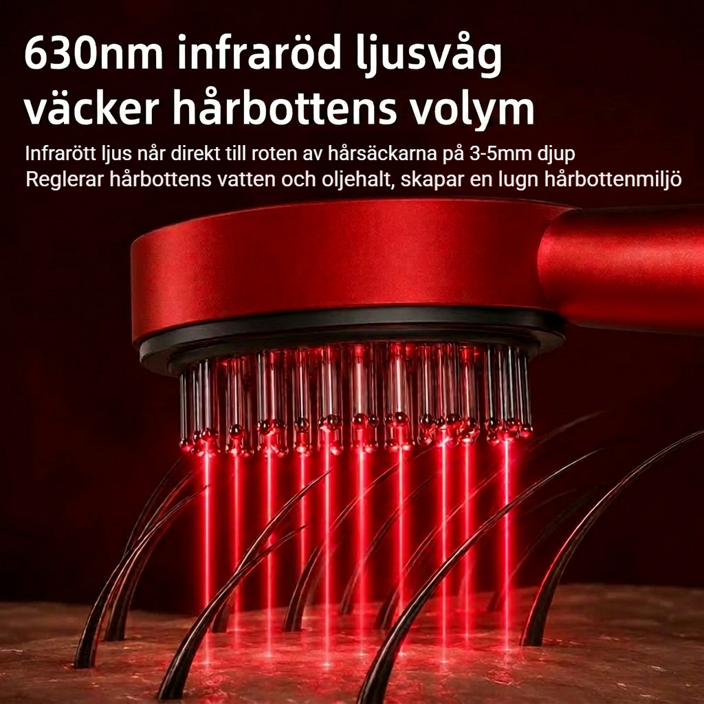 Scalpéra - Infraröd hårbottenmassage med kam